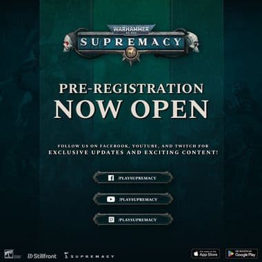 Pre-registration announcement graphic