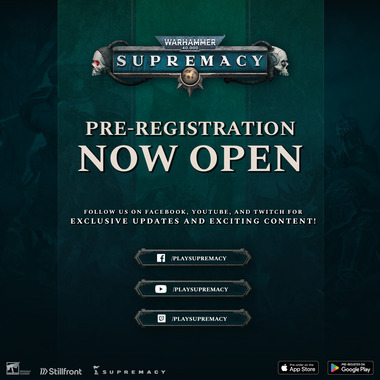 ⚔️ Supremacy: Warhammer 40,000 - Pre-Registration Now Open!